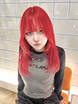 ローエ バイ デコ(Rohe by DECO)&nbsp;【廣川】落ちる赤/ビビッドレッド/レッドカラー