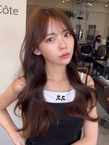 コート 表参道(Cote)&nbsp;ブリーチなし透明感カラー/アッシュグレージュオリーブブラウン