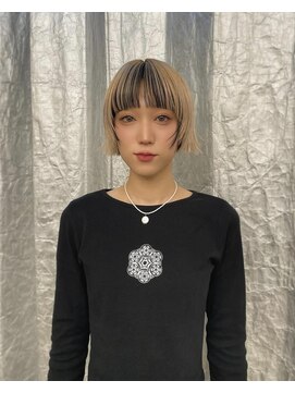 ステップボーンカット トーキョー(STEP BONE CUT TOKYO) 【ステップボーンカット】ハイトーンボブスタイル