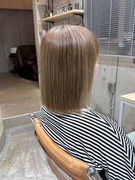 ほきもと美容室 ブリーチストレート