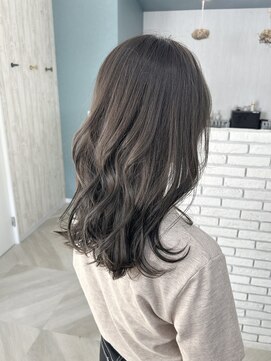 ルヴェール 北方店(LeVert) グレージュカラー/髪質改善oggiottoトリートメント