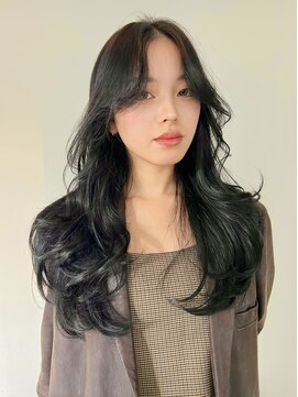 ランプ 代官山(the lamp) グレージュアッシュグレージュロングレイヤー