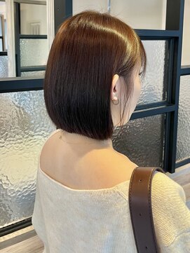 ジャストビューティマカロン 上大岡(Just Beauty macaron) 【 nagi 】ボブ×ブラウン