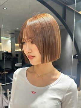 ロンドロゼ 池袋(Lond rose) タッセルボブ×ライトブラウン