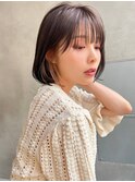 [kate] 大宮　インナーベージュ×顎ラインボブ
