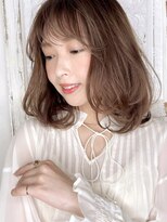 カバーヘア ブリス 上尾西口店(COVER HAIR bliss) ゆるふわレイヤーパーマミディアム×大人可愛い×小顔p上尾