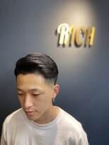 リッチ(RICH) 七三分けテーパーフェード