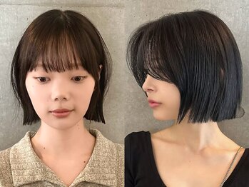 ナループロア ルームー(Nalu pu loa ROOMOO)の写真/リアル韓国ヘアが話題のサロン！韓国ボブの似合わせカット大本命♪韓国本場で学んだスタイリスト在籍◎