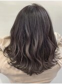 シルバーグレー×ベージュ