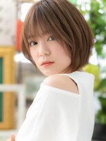 カバーヘア ブリス 上尾西口店(COVER HAIR bliss) 外国人風シースルーバング小顔丸みショートa上尾20代30代40代!