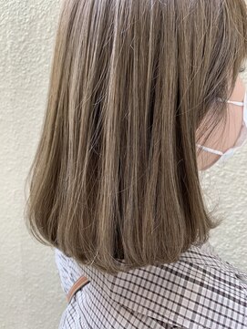 リュンヌ(Lune) ミルクティーベージュ×シンプルBOB