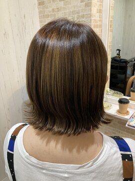ヘアーメイク バレンタイン(hair make valentine) 切りっぱなしボブ