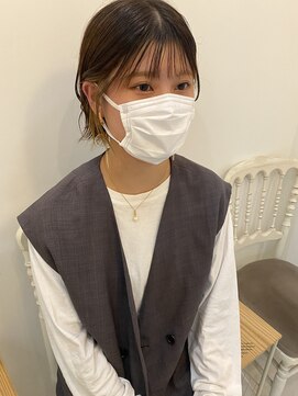 エフ ヘアーアンドリラクゼーション(F. hair & relaxation) 【F.】シースルーバング