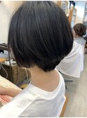 韓国スタイル/ショートボブ/艶髪/髪質改善縮毛矯正/香椎/千早