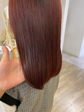ジュエ ヘアー デザイン(Jue hair design) チェリーピンクヘア