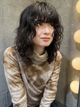 マグノリア(MAGNOLIA) くるくるパーマ/くせ毛風パーマ/ウルフパーマ【TOMOYA】