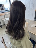 アンセム(anthe M) 髪質改善トリートメント韓国ミルクティーベージュカラー前髪