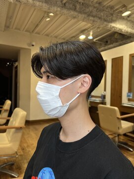 エクリ 麻布十番(equri) ニュアンスパーマセンターパート