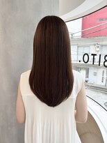 ヒビト 恵比寿 渋谷(HIBITO.)&nbsp;髪質改善カラー　ロングヘアー　アッシュベージュカラー　恵比寿