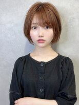 アイユー(ii+U)&nbsp;マッシュショート 斜めバング　フレンチカジュアル