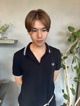 ガネーシャ(ganesya) 韓国風センターパートマッシュ