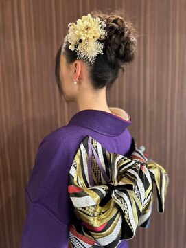 エフプロモーションフローラ(FLORA) はたちの集いヘアセット