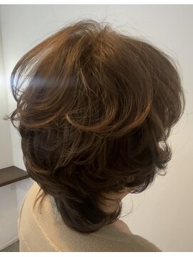 アナログノイ(analog noi) 白髪ぼかしハイライト&ボリュームアップスタイル