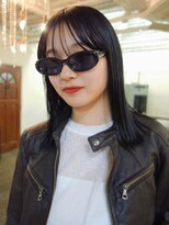 カシェ ナカザキ(CACHE NAKAZAKI)&nbsp;地毛風カラー/透けるブラック