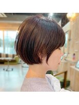 アトリエ エス atelier es HAIRDESIGN&nbsp;丸みショート/丸みシルエット/20代30代40代/大人ガーリー/透明感