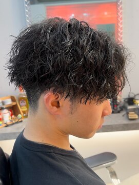 刈部倶楽舞 ツイストスパイラルパーマ/スパイラルパーマ/メンズパーマ/黒髪