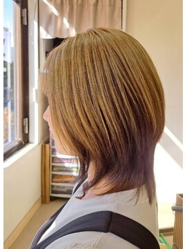 ヘアデザイニング ズーム 飯田橋店(hairdesigning Zoom) 20代30代40代：アンブレラカラー《オーシャン》