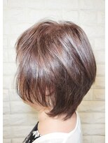 松本平太郎美容室 吉祥寺パートファイブ(PART5) ショートレイヤー×イノアカラー×ハイライト/30代40代50代60代
