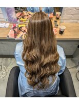 エイト 沖縄豊崎店(EIGHT toyosaki)&nbsp;【EIGHT 豊崎】お客様スタイル…ハイライトミルクティーベージュ