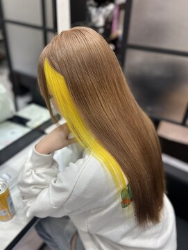 ラムシェール(LamChele) イエローイヤリング