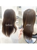 名古屋　髪質改善/縮毛矯正オフィーリア髪潤髪質改善ストレート