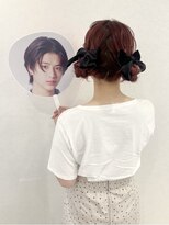 ツインお団子　渋谷ヘアメ　アイドルヘア