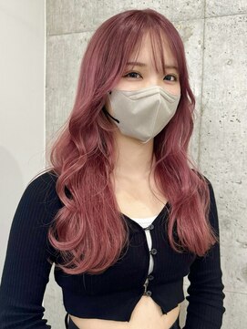 サクラ オモテサンドウ(SAKURA) ピンクベージュ/ダブルカラー/表参道