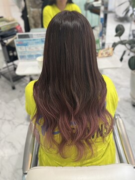 ハーツヘアーズ 五日市店(HEARTS hair's) ピンクグラデーションカラー