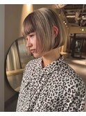 ミディアムヘア/暗めカラー/グランマッシュ/三宮/元町/居留地