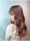 ミルクティーベージュ・透明感カラー・トレンドヘアケアブリーチ
