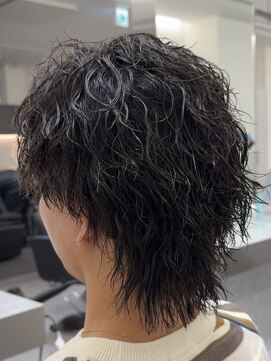ビカムメンズヘアー 栄店(become men's hair) 縦落ちウルフパーマ