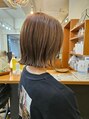 ムク(muku)&nbsp;切りっぱなしボブスタイルを作るのも好きです