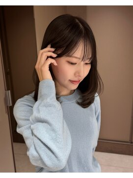 ハイライトカラー/ココアブラウン/白髪ぼかし/恵比寿サロン