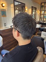 アンカー(ANCHOR)&nbsp;MEN’S HAIR/サーフカール/刈り上げセンターパート/印西市