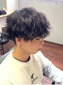 波巻きスパイラルマッシュ【メンズ/パーマ/眉毛/沖縄市/美里】