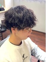 リ メイロ(Re.Meiro) 波巻きスパイラルマッシュ【メンズ/パーマ/眉毛/沖縄市/美里】