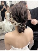 ブライダルヘアセット