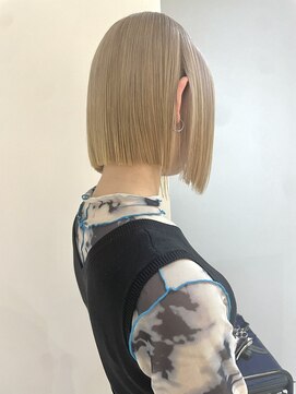 ヴェルア 四条烏丸 四条大宮(Velua) ブリーチハイトーンダブルカラーケアブリーチミルクティー