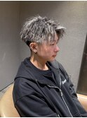 Lond bla-ma 岐阜 畑中 希望 ホワイトメッシュ縦落ちツイスト