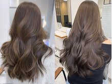 【ブリーチなしダブルカラー】で叶える透明感カラー♪最低限のダメージで、最大限の透明感とまろやかさ◎